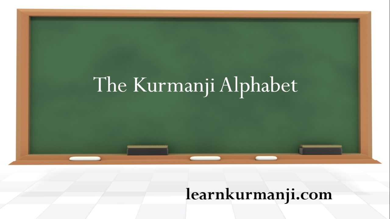 Learn Kurmanji Lesson 01 Alphabet