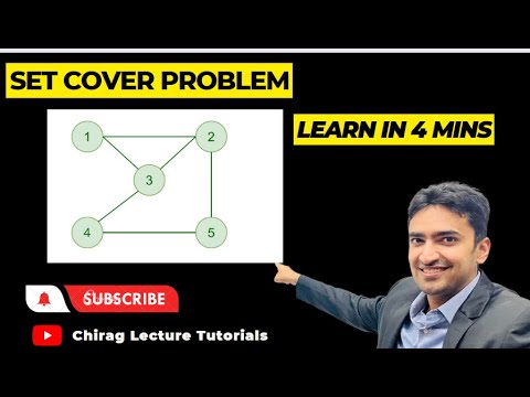 Learn Set Cover Problem in 4 Minutes ||How to Find the Optimal Solution|| Solved Example