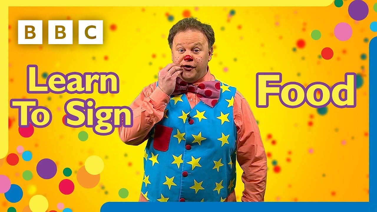 Learn to sign different types of food | Mr Tumble and Friends