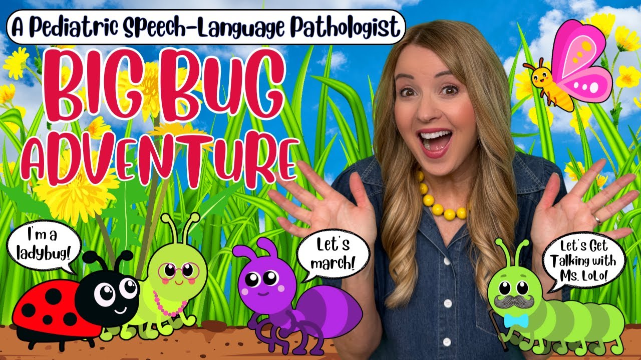 Learn To Talk With Ms LoLo|Bug Adventure, Colors, First Words|Toddler Learning|Family Finger Song