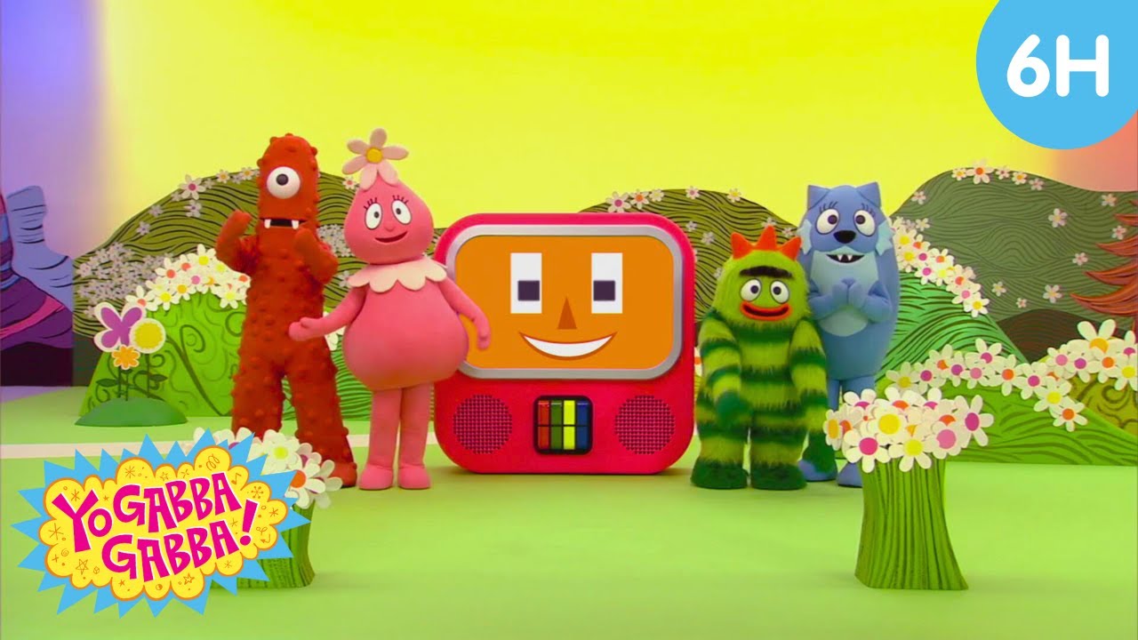 Learn With Yo Gabba Gabba! 😆 👀 | Yo Gabba Gabba Six Hour Compilation For Kids | WildBrain Zigzag