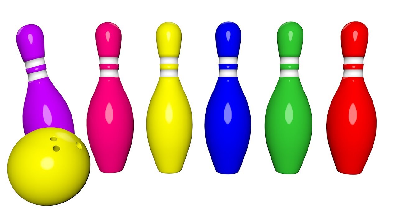 Learning Colors For Toddlers With 3D Bowling Balls | Learn Colours ( KO KO KIDS TV )
