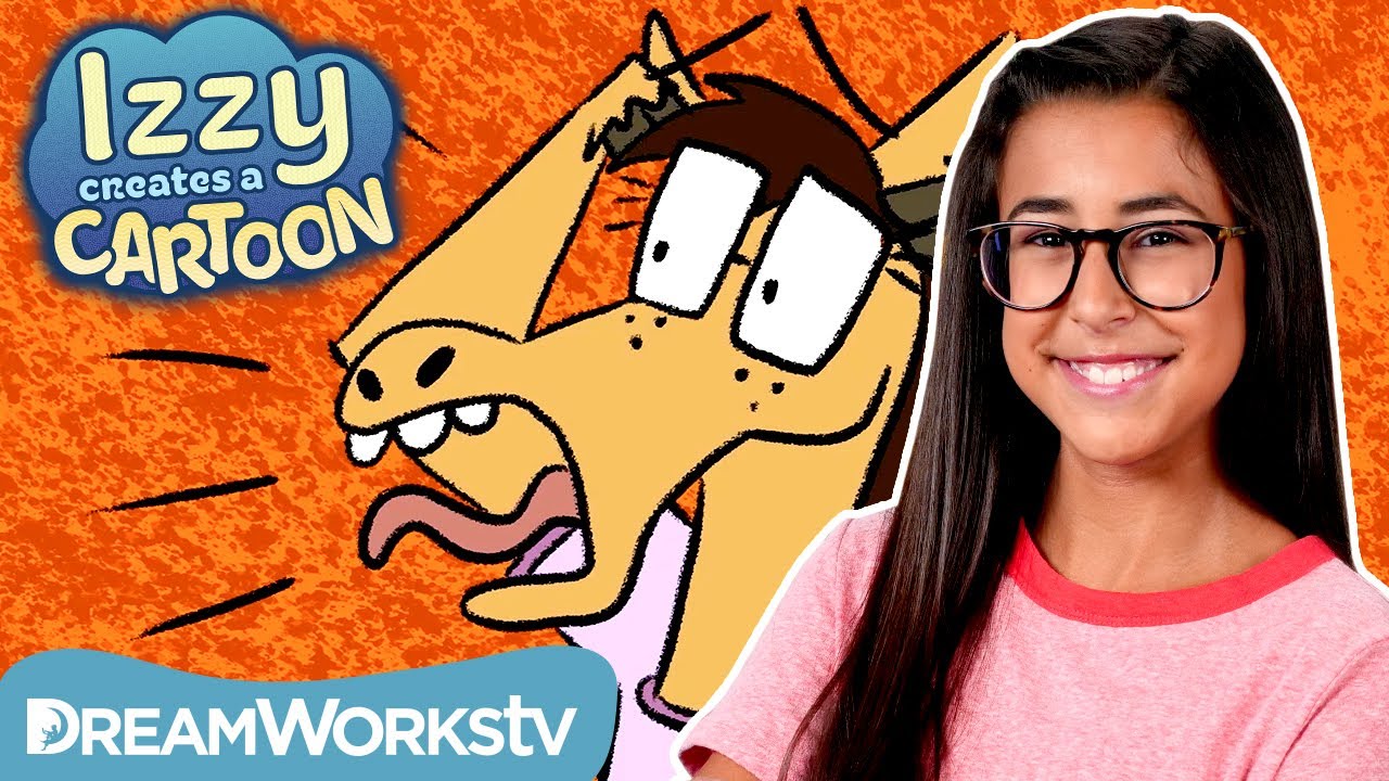 Learning to Animate My Own Cartoon! | SPIRIT RIDING FREE PRESENTS IZZY CREATES A CARTOON