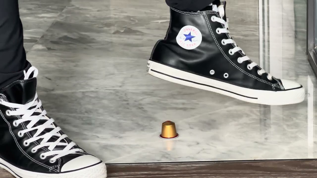 leather converse crush coffee capsule