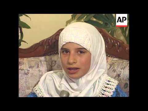 Lebanon - Girl sheds tears of glass