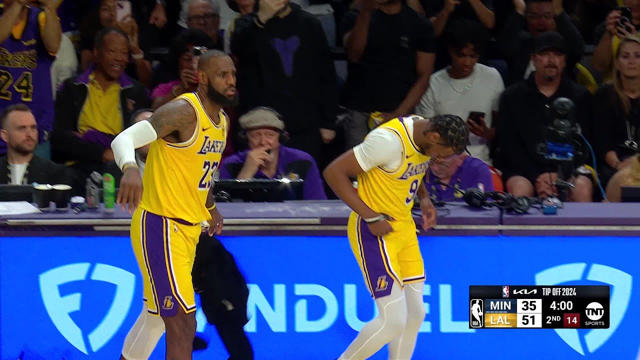 LeBron & Bronny James with the FIRST EVER Father Son Duo Debut 🔥