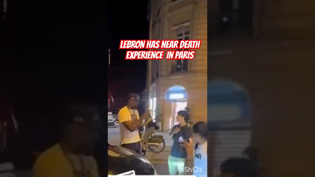 LEBRON ATTACKED BY 12 YEAR OLD IN PARIS. VIEWER BEWARE 🤨🤣 #MEME #lebronjames #OLYMPICS #funnyvideo