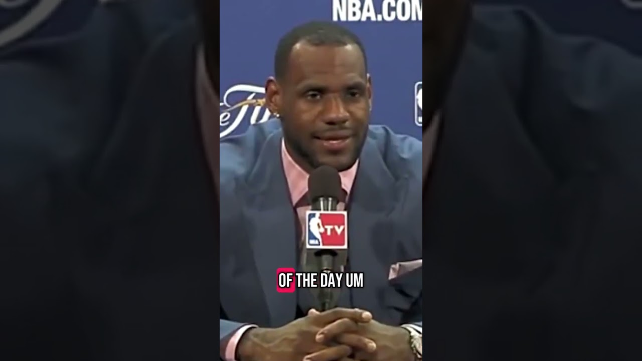 LeBron James has always kept things in perspective 🙏