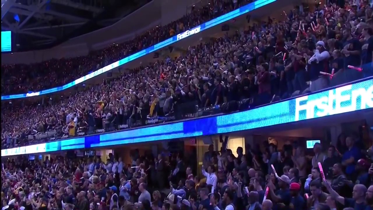 Lebron James intro at 1st game(Cavs comeback 10-30-2014)