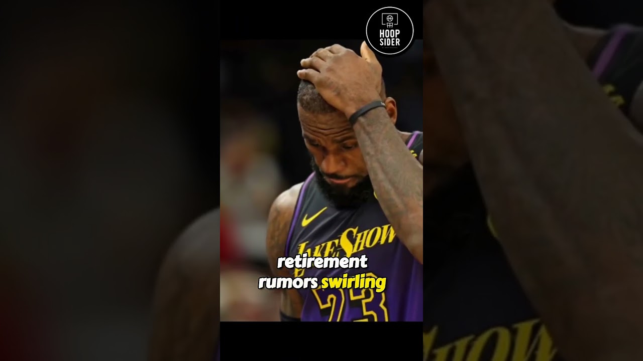 LeBron James leans into retirement rumors with new ad.