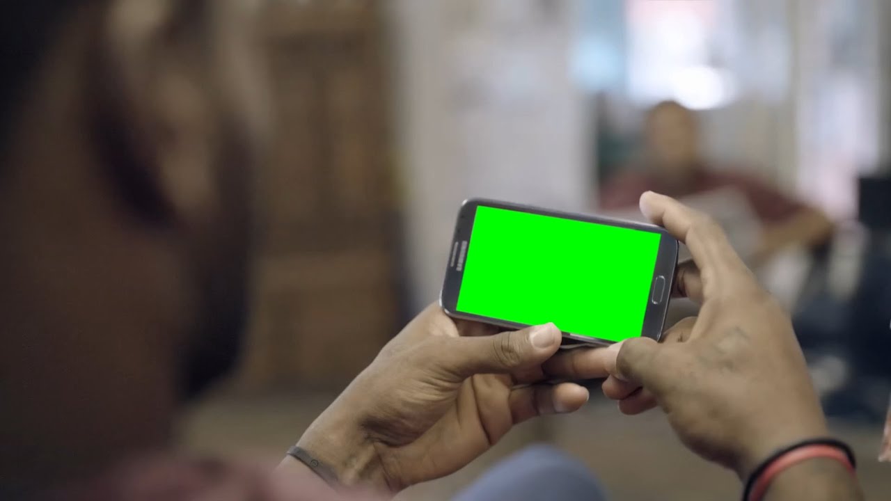 LeBron James reacting to his Phone at the Barber meme - Green Screen