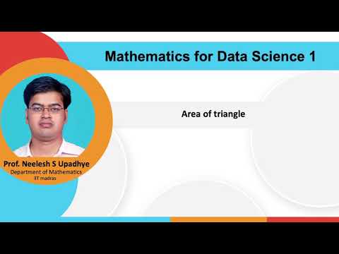 Lec 15 - Area of a triangle