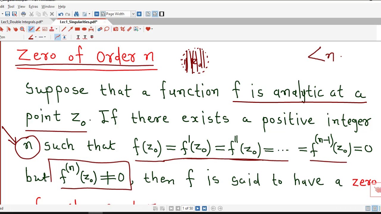 Lec4/Singularities and Zeros/Zeros of Analytic Functions