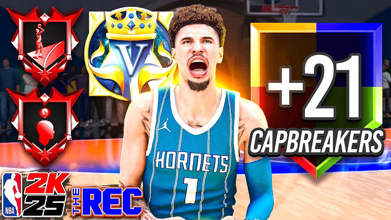 LEGEND LAMELO BALL is UNGUARDABLE in RANDOM REC on NBA 2K25