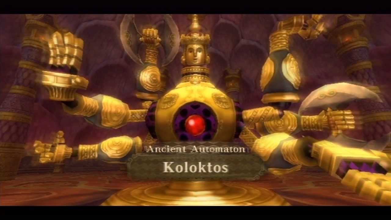 Legend of Zelda: Skyward Sword - Boss: Ancient Automaton Koloktos [HD]