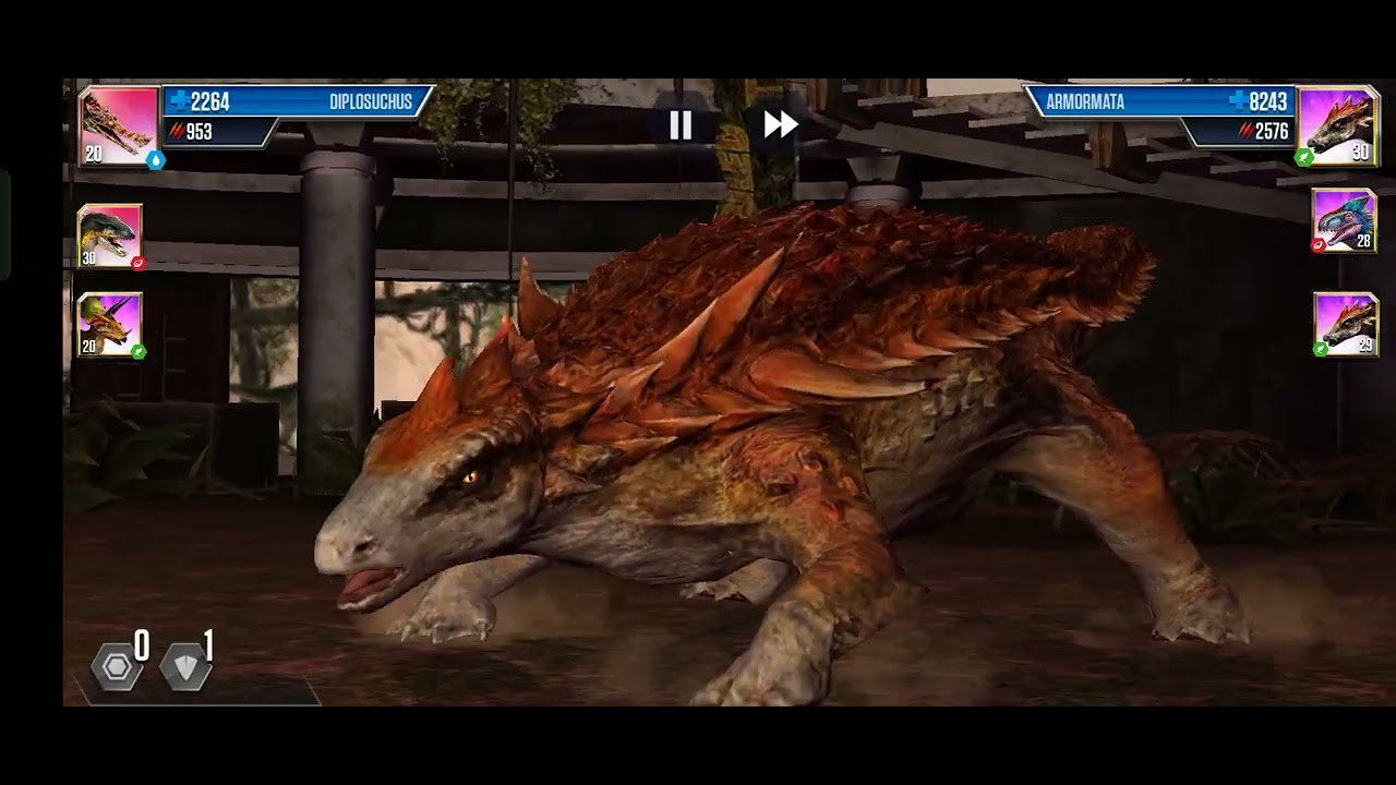 Legendary Indoraptor vs Yudon / Jurassic world the game #1507