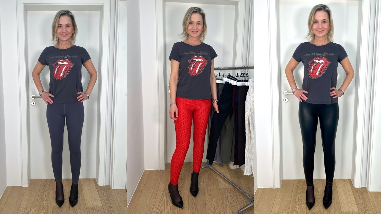 Leggings Review Calzedonia  Persit Sport und Fittoo Sport I Try on Haul for Gym and Everyday wear
