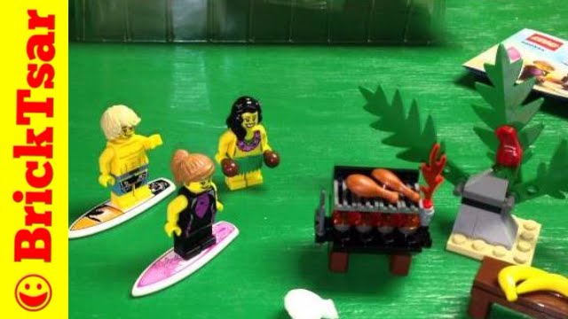 LEGO 850449 Minifigure Beach Accessory Pack - Hawaiian scene