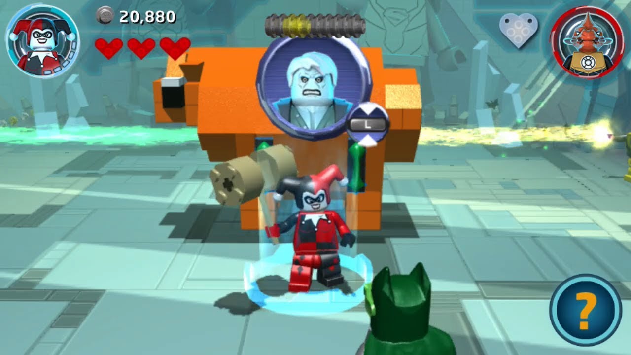 Lego Batman 3: Beyond Gotham (PS Vita/3DS/Mobile) Harley Quinn Gameplay