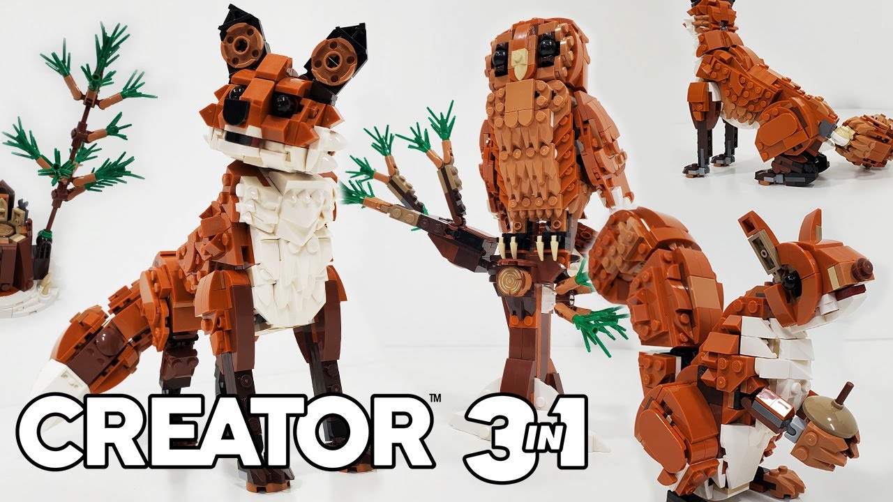 LEGO Creator Review: Forest Animals: Red Fox (2024 Set 31154) I love it!