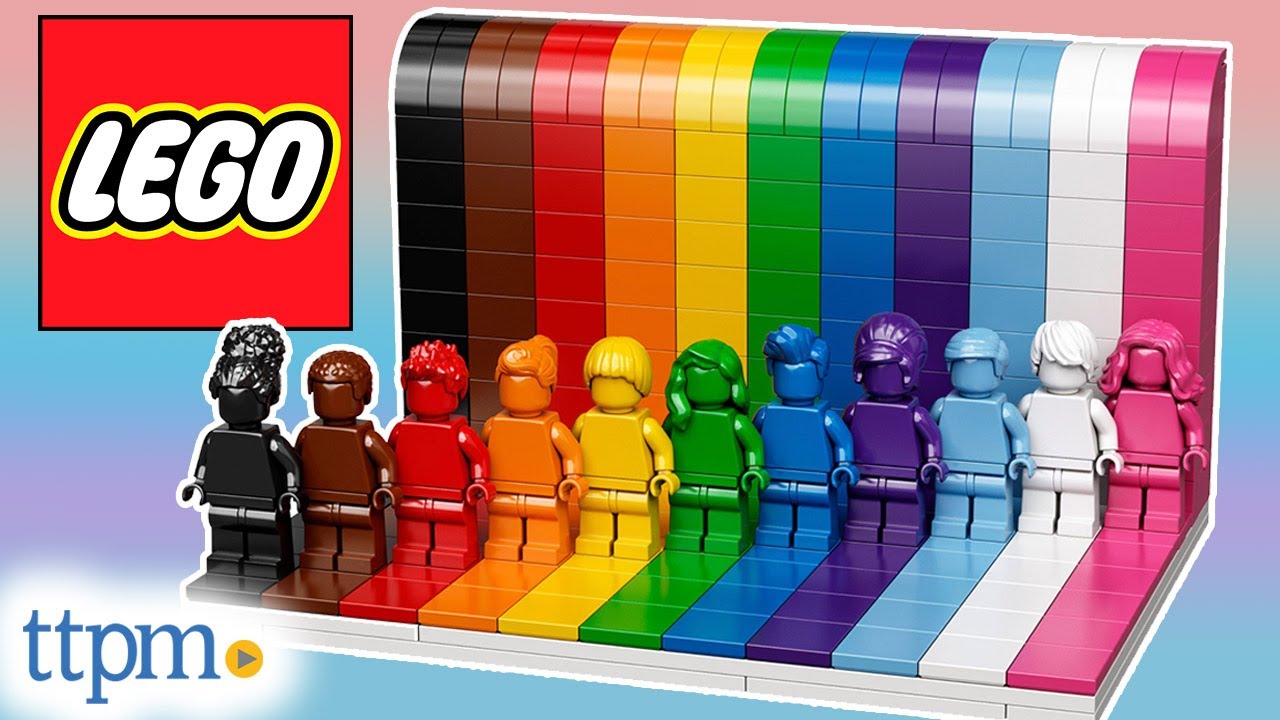 LEGO Everyone Is Awesome Pride Set Review 2021 | TTPM Toy Reviews