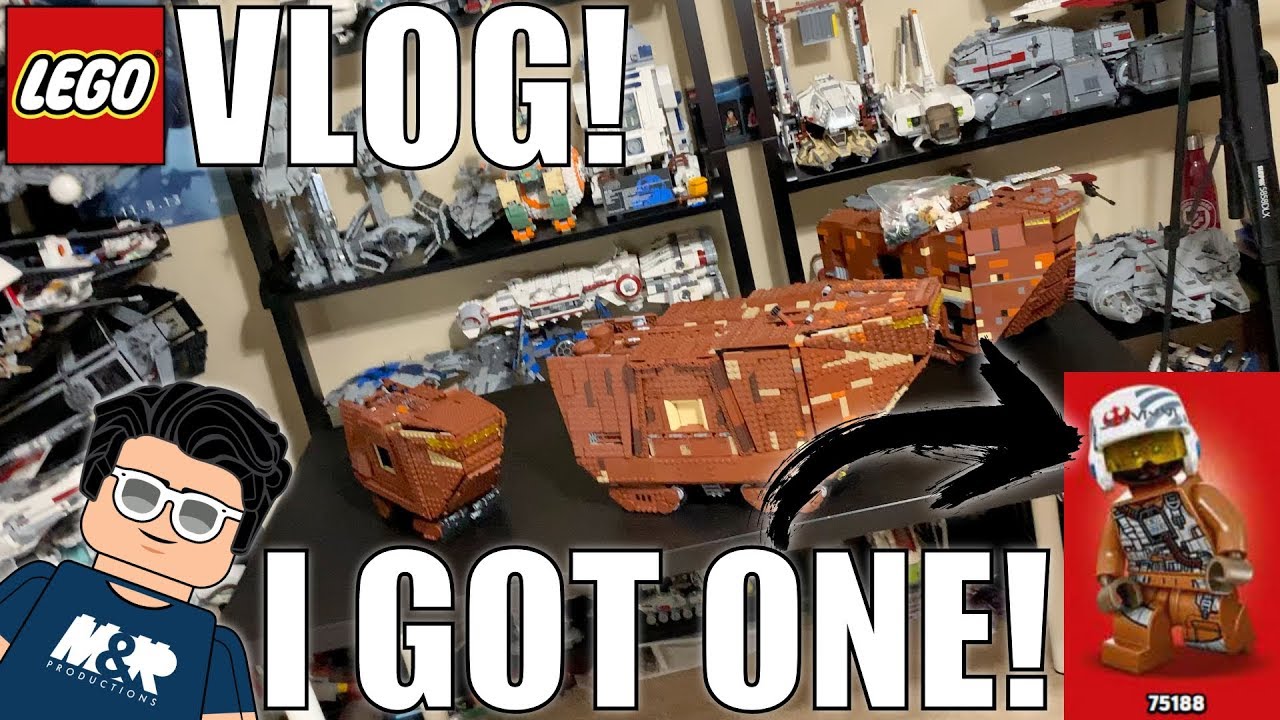 LEGO FINCH DALLOW! LEGO Hauls! Being A Productive YouTuber?  | MandRproductions LEGO Vlog!