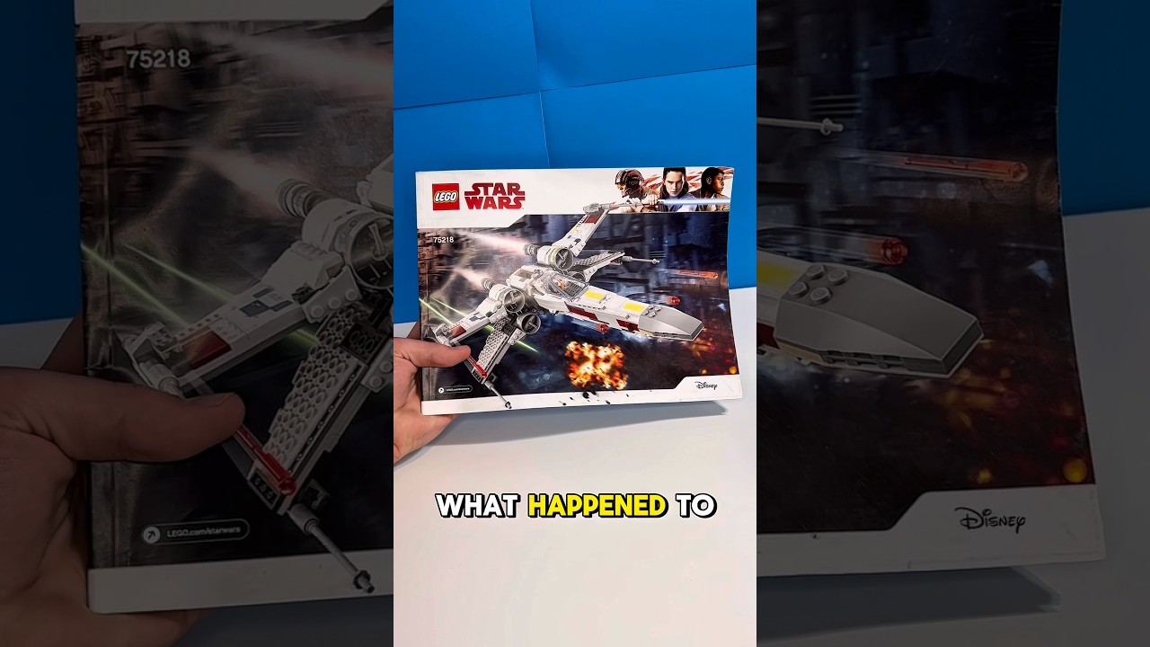 Lego instructions use to look way better #lego #legostarwars #legosets #legotoys #afol