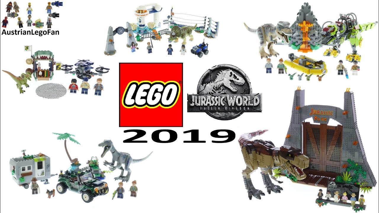 Lego Jurassic World 2019 Compilation of all Sets