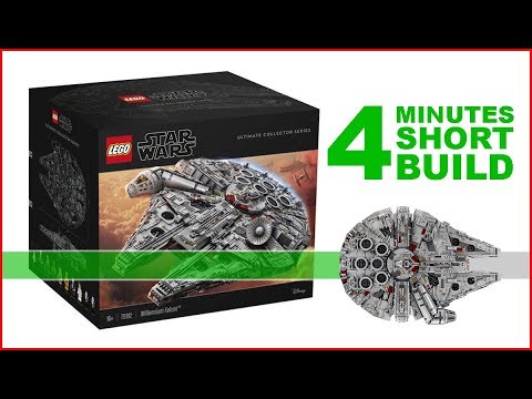 LEGO Millennium Falcon 75192 SHORT BUILD Star Wars - 4 Minutes Fast Build - Exclusive For Collectors