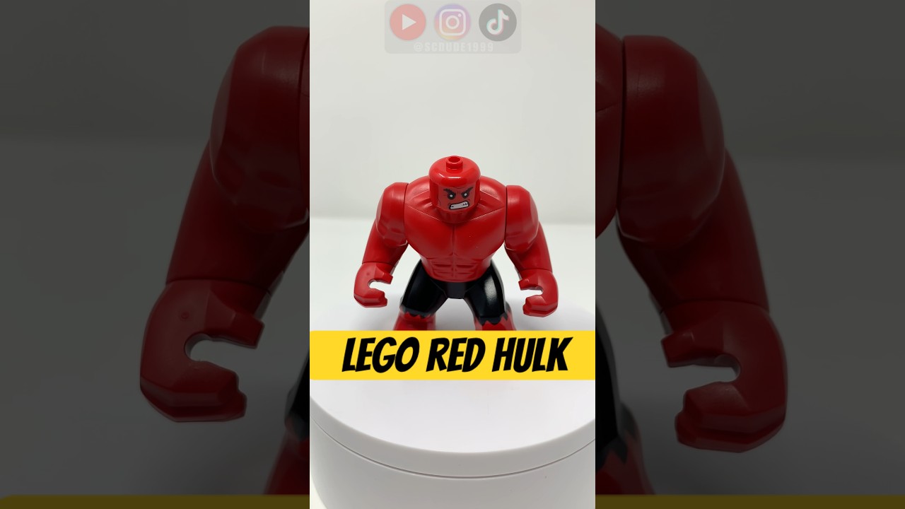 LEGO Red Hulk is back! #lego #legomarvel