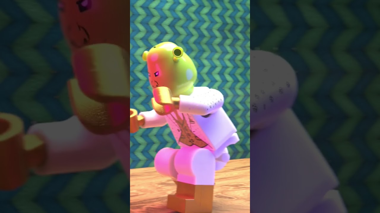 LEGO Shrek hits the griddy! #shrek  #griddy #animation