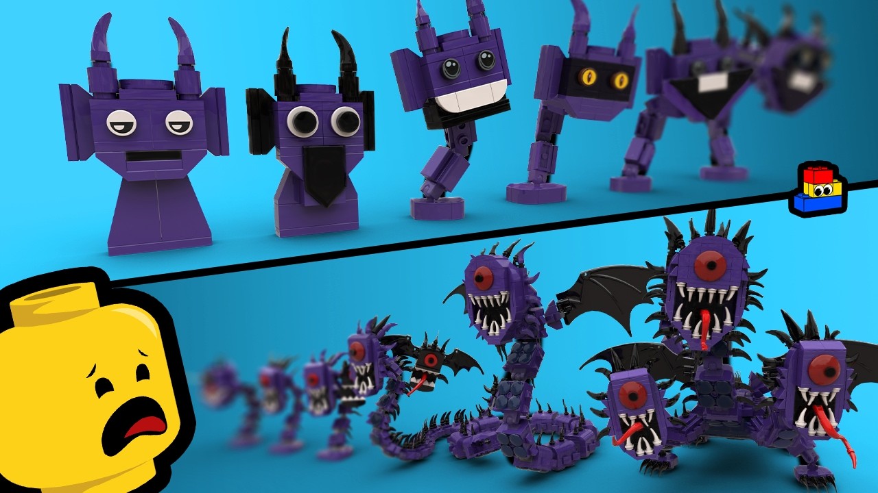 LEGO Sprunki: Building Phases 1 to 12 (DURPLE) - Sprunki Incredibox