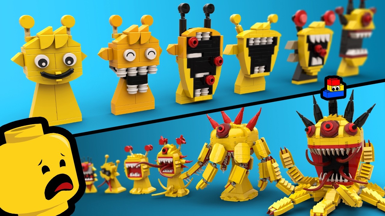 LEGO Sprunki: Building Phases 1 to 12 (SIMON) - Sprunki Incredibox