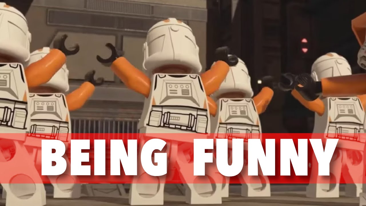LEGO STAR WARS BEING FUNNY FOR 3 MINUTES STRAIGHT | BrickWars