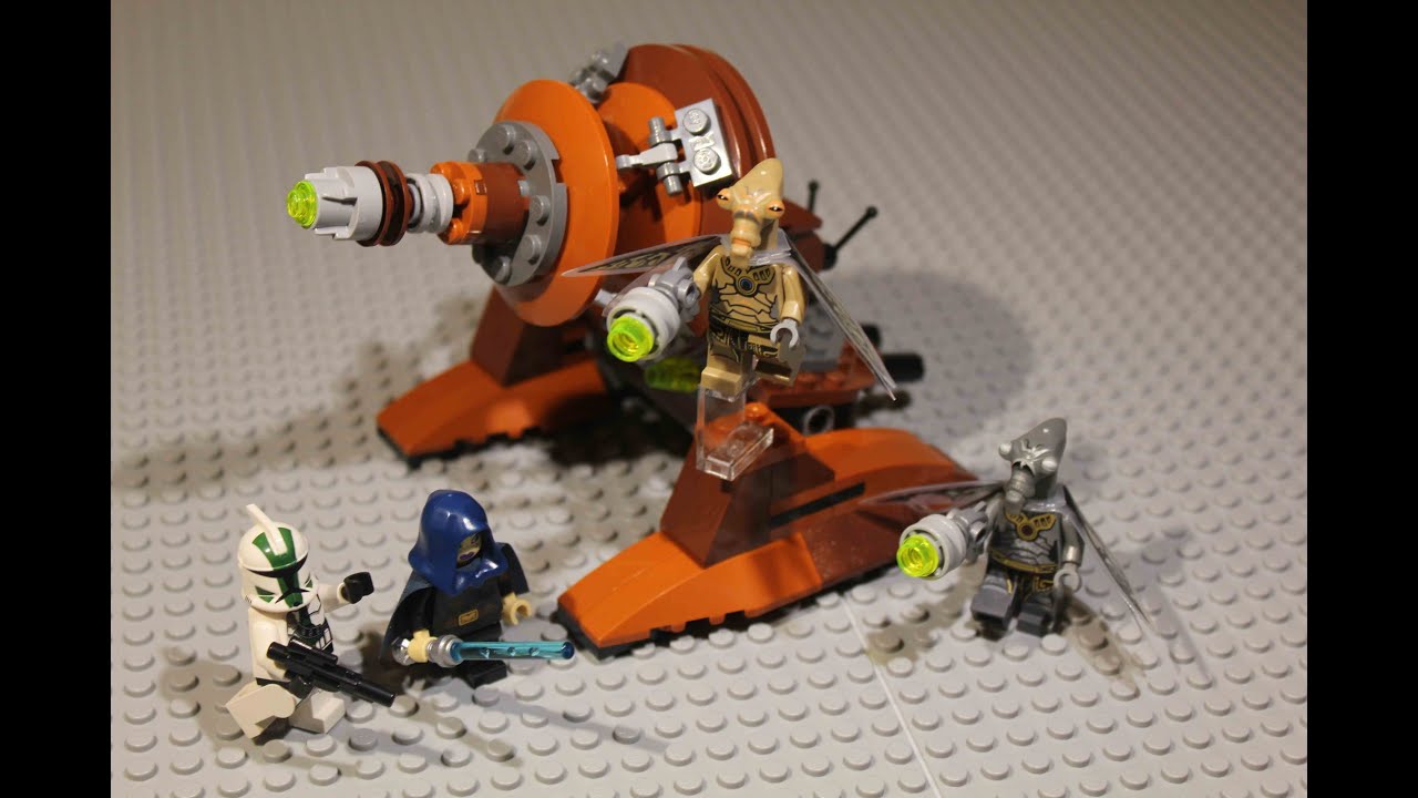 LEGO Star Wars Geonosian Cannon Review 9491