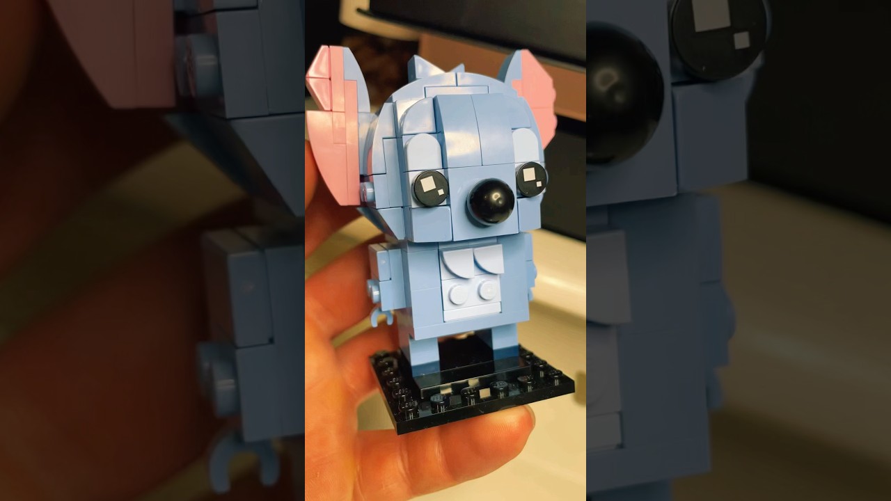 Lego Stitch #lego #disney #liloandstitch #hawaiinrollercoasterride