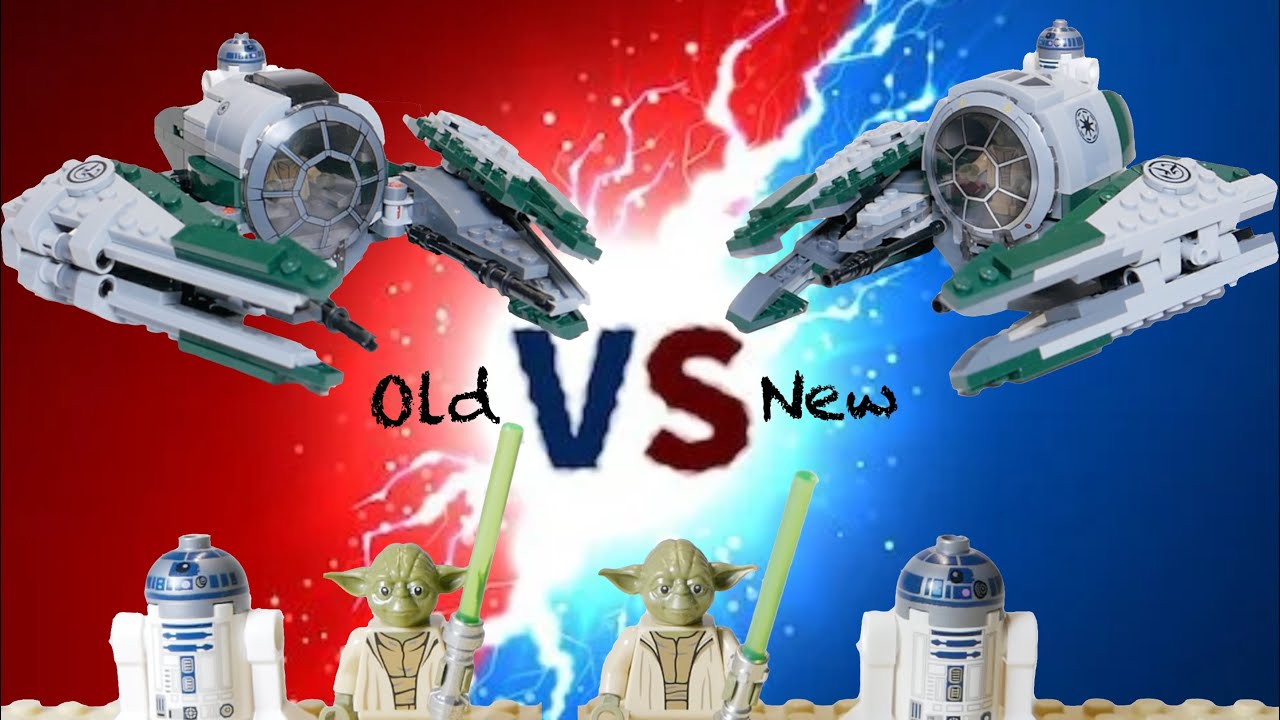 Lego Yoda‘s Jedi Starfighter. Old 75168 vs. New 75360 S￼peed Build