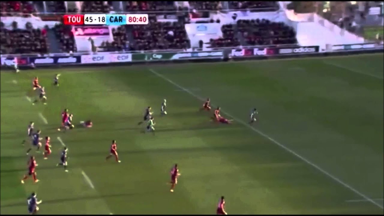 Leigh Halfpenny 75 metre try vs Toulon