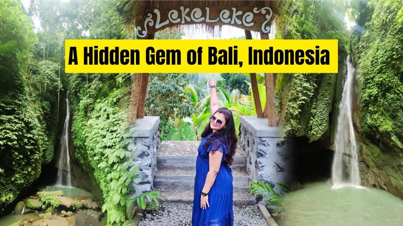 Leke Leke Waterfalls - A Hidden Gem of Bali, Indonesia | A small hiking to the beautiful waterfall.
