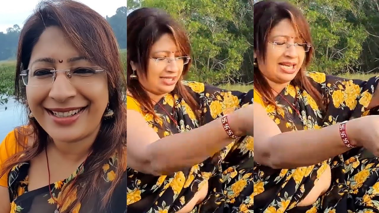 Lekshmi Nair Hot Vertical Edit Mix | Hot Vlog In Transparent Saree | Kairali Tv cooking Show Actress