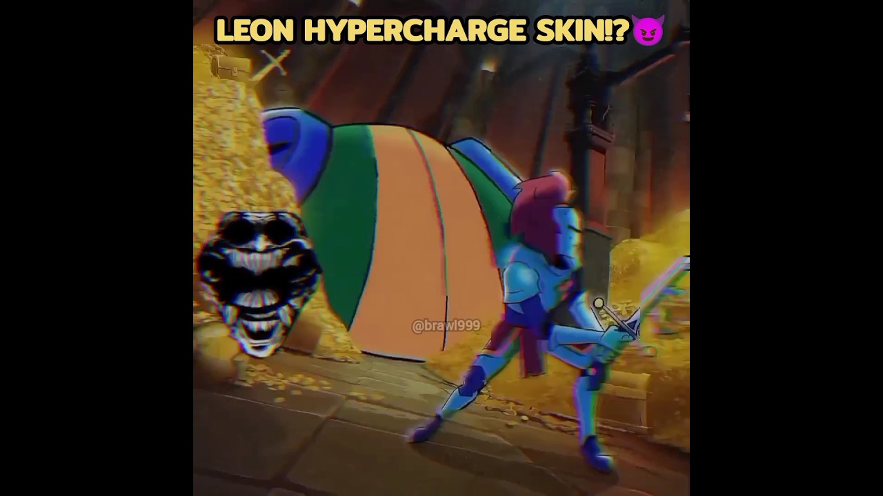 Leon Hypercharge Skin Leaked in Brawl Stars New Draco Animation!?😳#brawlstars#leon#animation#shorts