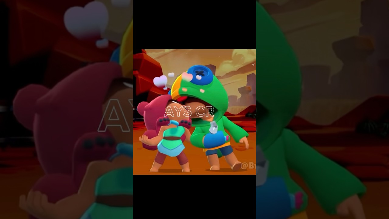 Leon kiss and slap #bibi #brawlstars #edit #bs #new #supercell #shorts #gaming #youtube #leon #nita