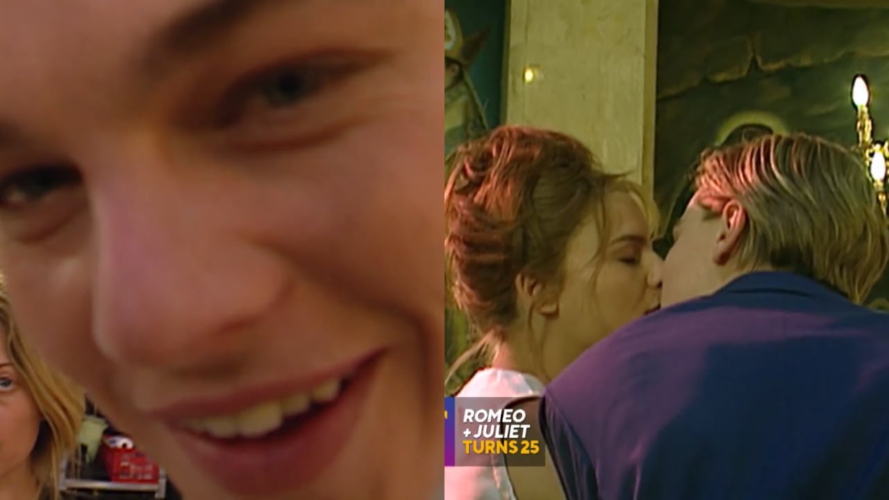 Leonardo DiCaprio and Claire Danes On The Set Of 