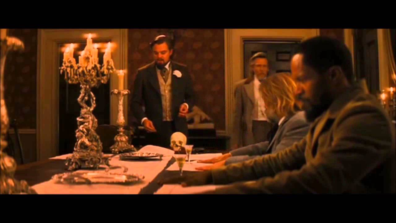 Leonardo diCaprio cuts his hand during the filming of Django Unchained (2012)