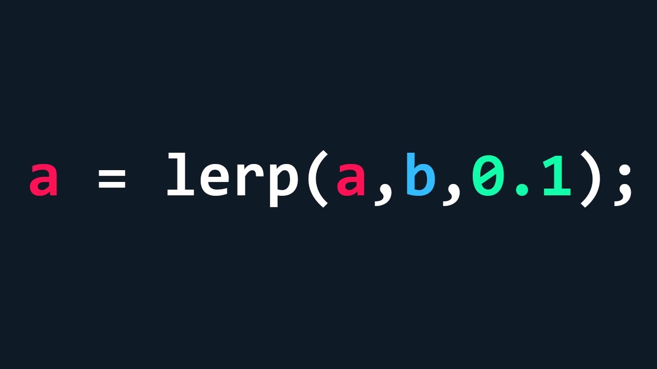 Lerp smoothing is broken