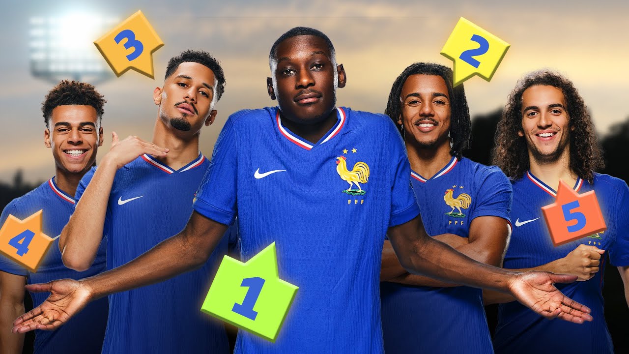 Les BLEUS se classent de 1 à 5 ! (QUI EST LE PLUS… ?)