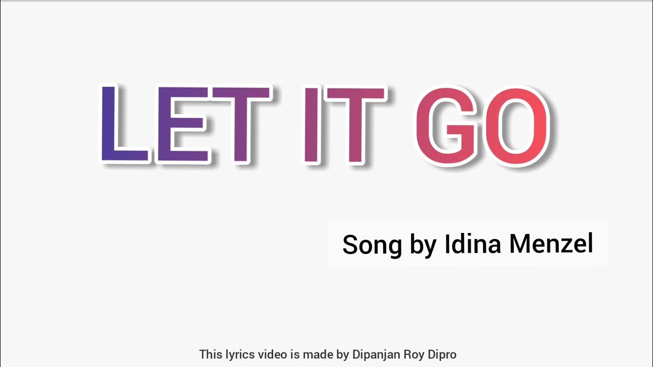 LET IT GO (FROZEN)  - Bengali/Bangla version (lyrics)