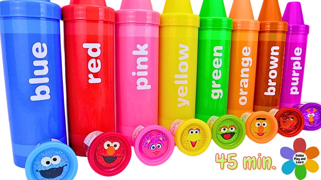 Let's Go over Colors and More! | + MORE Fun Educational Sesame Street Toy Videos