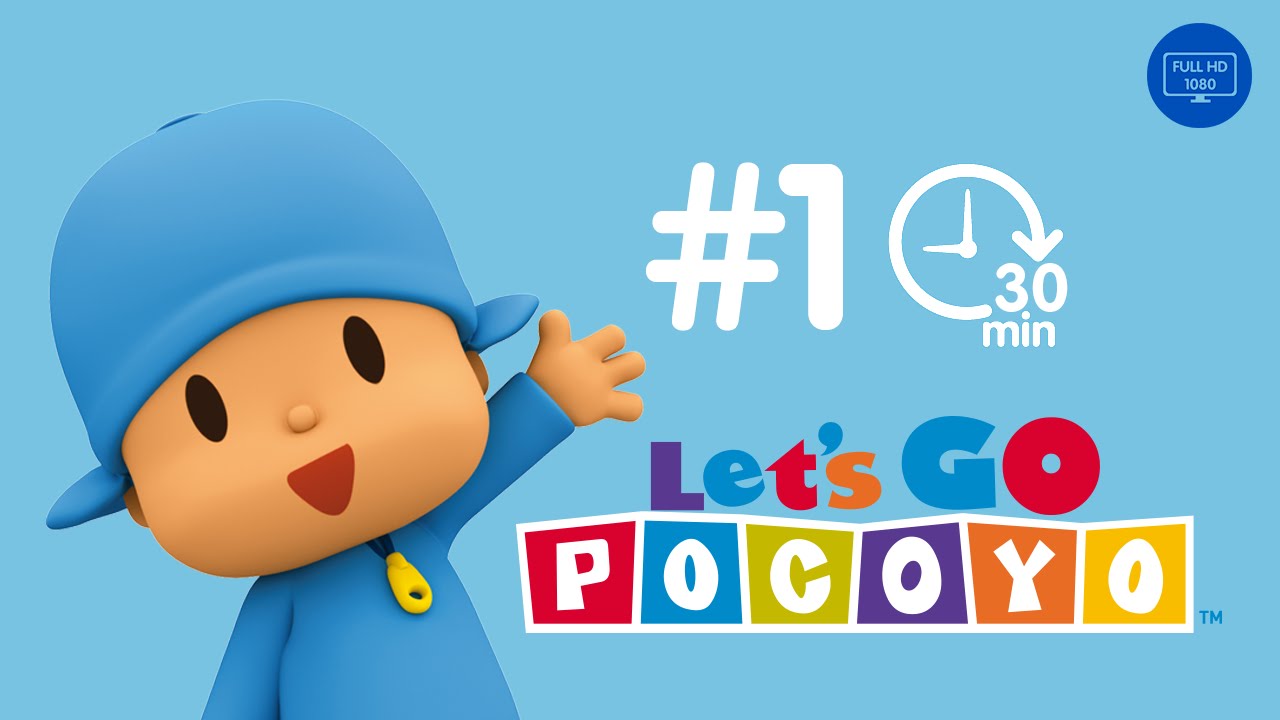 Let's Go Pocoyo! 30 MINUTES [Episode 1] in HD