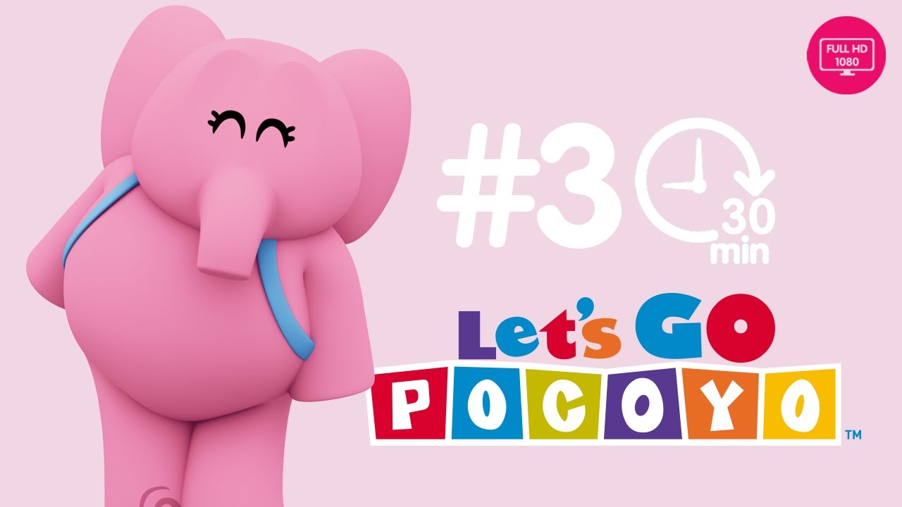 Let's Go Pocoyo! 30 MINUTES [Episode 3] in HD